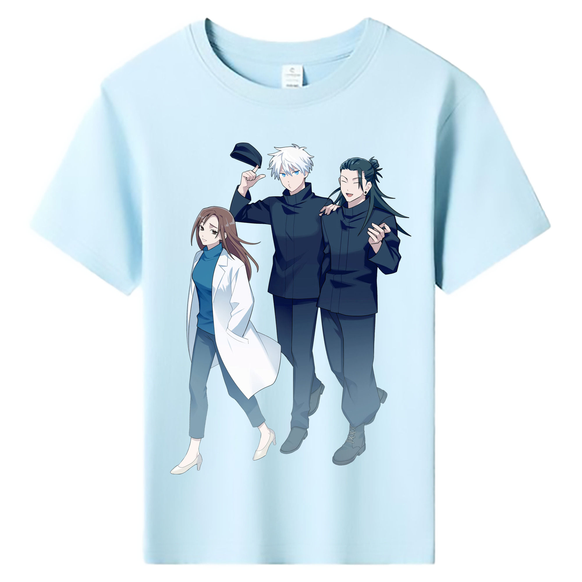 （画像用） 呪術廻戦 Jujutsu Kaisen 綿100％キッズTシャツ（フロントプリント）